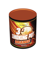 Цветной дым SMOKING POT наземный оранжевого цвета (60 сек)